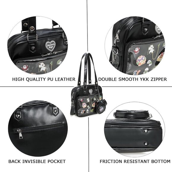 Ita Bag Crossbody Handbags Kawaii Shoulder Purse Square Backpack with Insert Ani - Picture 7 of 7